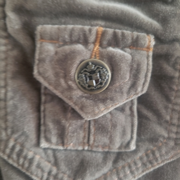 Buffalo jeans green suede jacket - Picture 3 of 5